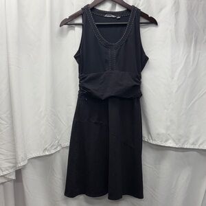 Athleta Black Mini Dress with Studded Detail